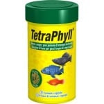 "TetraPhyll" - Пълноценна храна на люспи за растителноядни риби 