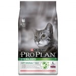 Суха храна за кастрирани котки Purina Pro Plan Sterilised, със сьомга, три разфасовки