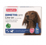 Противопаразитни пипети за кучета от дребни породи до 15кг Dimethicare Line-on Beaphar, с Димeтикон, 3 бр