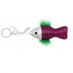 Pet Nova, играчка за коте - риба с въже, 10x4cm
