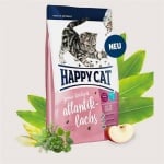 Happy Cat JUNIOR -  Храна за млади котки възраст от 6-тия до 10-12-ия месец с Атлантическа сьомга - три разфасовки