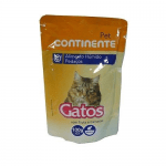 Пауч за котки Pet continente - различни вкусове, 100 гр. СЬОМГА И ТРЕСКА