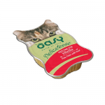 Пастет за котка Oasy Cat, 85 гр  - чудесно кулинарно изкушение за мъркащи ценители, които са на възраст над 12 месеца - три вкуса