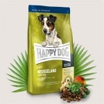Храна за кучета Happy Dog Мини Нова Зеландия за дребни кучета с тегло до 10кг с агнешко месо  и зелени миди - две разфасовки