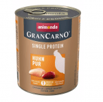 Консервирана храна за куче GranCarno SP Supreme Pure с един източник на протеин, с пилешко месо, 800гр 12 бр. 