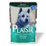 Пауч за кучета над 12 месеца Plaisir в сос Грейви - различни вкусове, 100 гр.