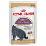 Royal Canin Breed British Shorthair  - Консервирана храна специално за британски късокосмести котки над 12 месеца, подпомага здравето на пикочните пътища, с ниско енергийно съдържание, за здрава кожа и красива козина 85гр 6 бр.