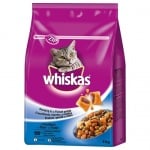 Whiskas - гранула с фин пълнеж, с невероятен вкус на риба, специално за израснали котки - 0.300кг; 1.400кг; 14.00кг