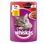 Whiskas Pouch Casserole - Пауч със сос за котки над 1 година, 85 гр.