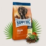 Happy Dog Supreme Toscana за кучета с ниски енергийни нужди и за кастрирани животни - три разфасовки