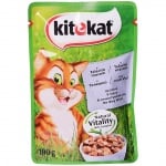 "Kitekat" - Пауч за котки в сос грейви - различни вкусове