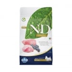 Храна за кучета в зряла възраст от дребни породи N&D PRIME Adult Mini Lamb & Blueberry, с агнешко и боровинки, 2.50кг