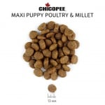 Храна за кучета Chicopee Classic Nature Puppy Maxi за едри породи под 18 месеца с птиче и просо - 2.00кг, 15.00кг