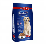 Суха храна за кучета BUTCHER'S - различни вкусове, 10 кг.