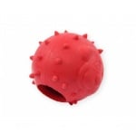 Pet Nova, играчка за куче - топка за лакомства, 6,5 см, червена, аромат на мента