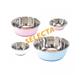 Стоманени купички с неплъзгаща гума и звукоизолация на дъното SELECTA - различни размери