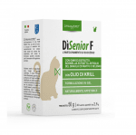 Допълваща храна, разработена за насърчаване на успешното стареене при котките Dynamopet DìSenior F, 20брх2.5гр