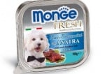 MONGE FRESH - Пастет с парченца месо  100гр. различни вкусове