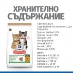 Храна за подрастващи котки на възраст до 1 година,Hill’s Science Plan No Grain Kitten, без съдържание на зърнени култури и глутен, с пилешко месо, 1.5кг