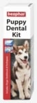 Beaphar Puppy Dental Kit – паста за зъби 25гр + четка за малки кученца 