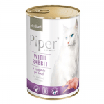 Консерва за кастрирани котки PIPER STERILIZED, 400 гр - БЕЗ зърно
