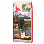 Храна за израснали кучета Genesis Pure Canada Deep Canyon Adult, С прясно агнешко, козе и пилешко, три разфасовки 907гр