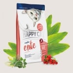 Happy Cat Sensitive Ente – храна за котки с патешко подходяща за дългокосмести котки - три разфасовки
