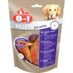 Лакомство за куче 8in1 Филенца Pro Active S - Пилешки филенца  увеличаващи жизнеността на Вашето куче