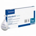 Virbac Allerderm Spot-On - капки, подобряващи състоянието на кожата при алергии, за кучета над 10кг, 6брх4мл