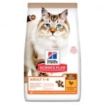 Храна за котки в зряла възраст от 1 до 6 години Hill’s Science Plan No Grain Adult, без съдържание на зърнени култури и глутен, с пилешко месо, две разфасовки