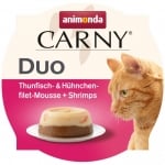 Animonda Carny Duo, Лакомство за котки, С риба тон, пилешко и скариди, 70гр