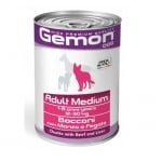 Gemon, консерва за куче с телешко и черен дроб, 415 гр 1 брой