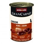 GranCarno, Junior, консерва за подрастващо куче, говеждо и пиле