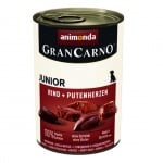 GranCarno, Junior, консерва за подрастващо куче, говеждо и сърца