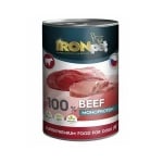Iron Pet, консерва за куче, говеждо, монопротеин, 400 гр