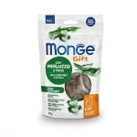 Monge Gift Filled & Crunchy Skin Support, Лакомство за котка, за здрава кожа и козина, с риба треска и алое, 60гр