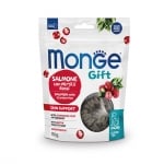 Monge Gift Super M Skin Support, лакомство за кучета, за здрави кожа и козина, със сьомга и червени боровинки, 150гр