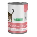Natures Protection, Храна за котки, С пиле и сирене, 400гр