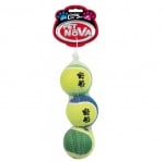 Pet Nova, играчка за куче - Плаващи топки за тенис 6см, комплект 3 бр