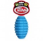Pet Nova, играчка за куче - ръгби топка със звънец, 10см, синьо, аромат на мента