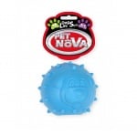 Pet Nova, играчка за куче - топка за лакомства, 6,5 см, синя, аромат на мента