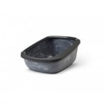 Savic Aseo Jumbo Marble котешка тоалетна черен мрамор/антрацит, 67.5x48.5x28 см