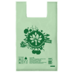 SmartPack Еко торбичка тип Потник, 480x600 мм, 500 бр зелени