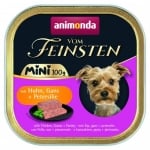 Vom Feinsten Mini Dog за дребни породи кучета с пилешко, гъше и магданоз, 100 гр (32бр/стек)