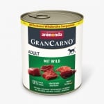 GranCarno Dog Adult консервирана храна за кучета с дивечово месо, 800 г