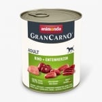 GranCarno® Adult говеждо и патешки сърца, 800 гр, (6 бр./стек)