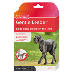 Beaphar Gentle Leader повод срещу дърпане за куче, черен, едри породи