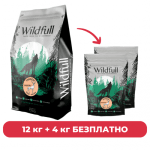 ПРОМОПАКЕТ Wildfull Dog Venison Mini Size, 12 кг + 2 х Wildfull Dog Venison Mini Size, 2 кг