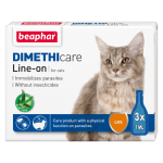 Противопаразитни пипетии за котки Beaphar Dimethicare Line On, без инсектицид, 3х1мл