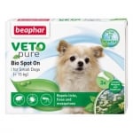 Beaphar Veto Pure Bio Spot On Dog репелентни капки за кучета от дребни породи, 3 бр